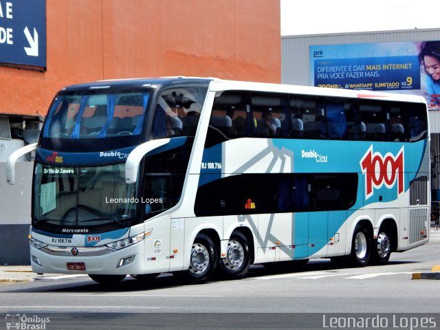 Auto Viação 1001 RJ 108.716 na cidade de Rio de Janeiro, Rio de Janeiro, Brasil, por Leonardo Lopes. Número da foto: #4939993.