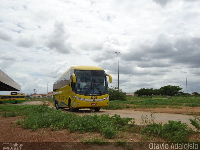 Viação Nordeste 1705 na cidade de Mossoró, Rio Grande do Norte, Brasil, por Otavio Adalgisio. Número da foto: #4940473.