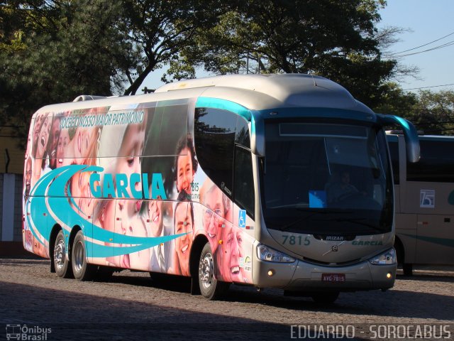 Viação Garcia 7815 na cidade de São Paulo, São Paulo, Brasil, por EDUARDO - SOROCABUS. Número da foto: #4940541.