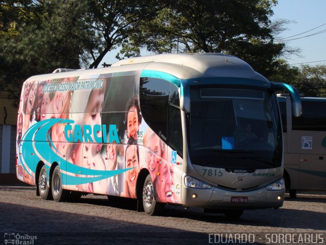 Viação Garcia 7815 na cidade de São Paulo, São Paulo, Brasil, por EDUARDO - SOROCABUS. ID da foto: 4940541.