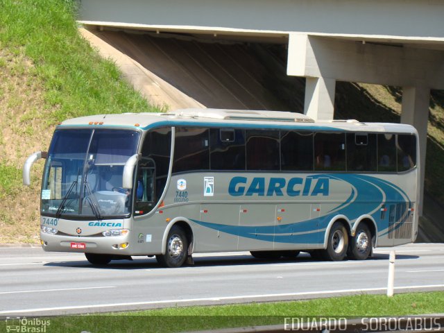 Viação Garcia 7440 na cidade de Cesário Lange, São Paulo, Brasil, por EDUARDO - SOROCABUS. Número da foto: #4940529.