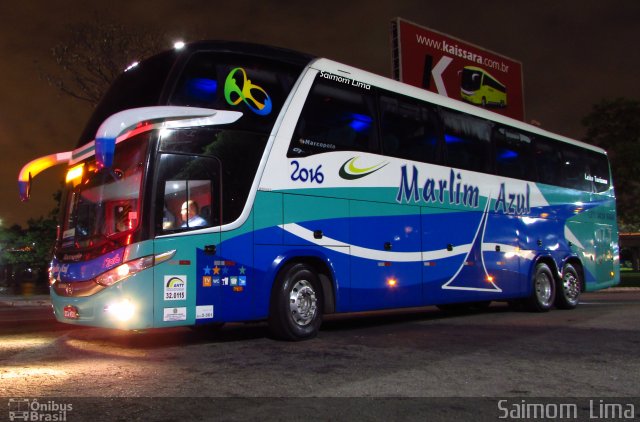 Marlim Azul Turismo 2016 na cidade de Vitória, Espírito Santo, Brasil, por Saimom  Lima. ID da foto: 4941881.