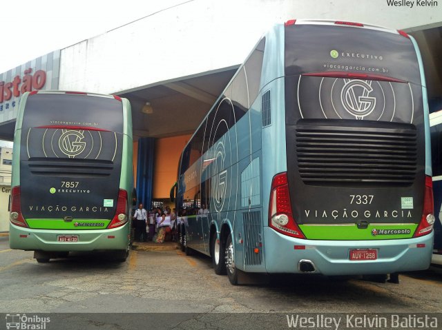 Viação Garcia 7337 na cidade de Sorocaba, São Paulo, Brasil, por Weslley Kelvin Batista. Número da foto: #4941010.