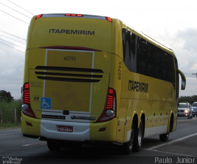Viação Itapemirim 60795 na cidade de Campos dos Goytacazes, Rio de Janeiro, Brasil, por Paulo  Junior. Número da foto: #4944518.