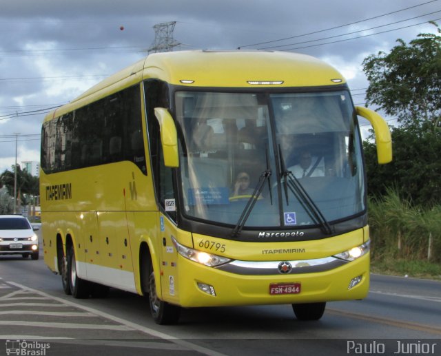 Viação Itapemirim 60795 na cidade de Campos dos Goytacazes, Rio de Janeiro, Brasil, por Paulo  Junior. ID da foto: 4944517.