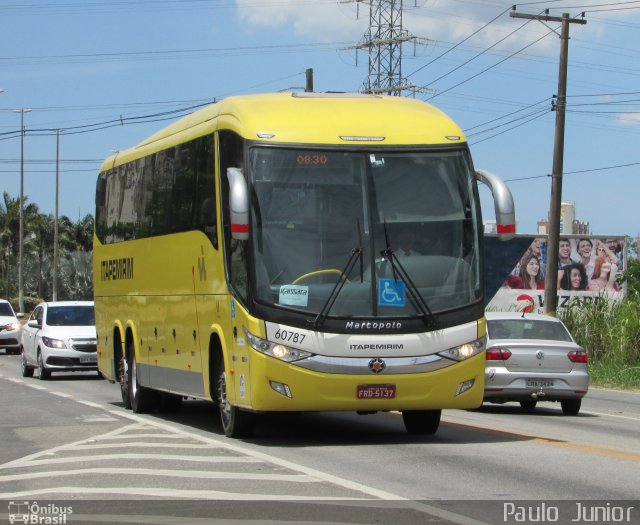 Viação Itapemirim 60787 na cidade de Campos dos Goytacazes, Rio de Janeiro, Brasil, por Paulo  Junior. ID da foto: 4882922.