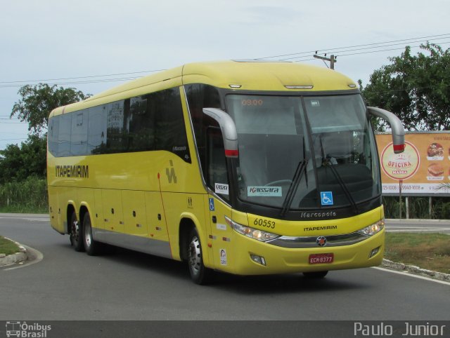 Viação Itapemirim 60553 na cidade de Campos dos Goytacazes, Rio de Janeiro, Brasil, por Paulo  Junior. Número da foto: #4882940.