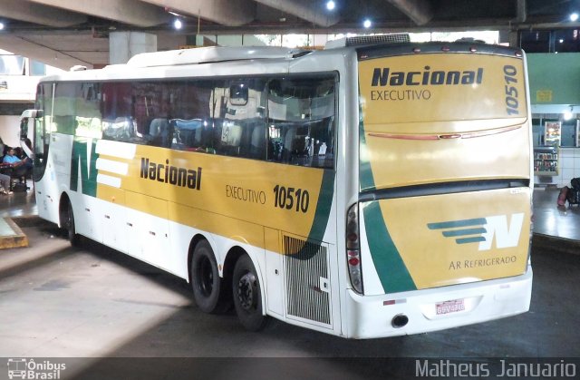 Viação Nacional 10510 na cidade de Anápolis, Goiás, Brasil, por Matheus Januario. Número da foto: #4945127.