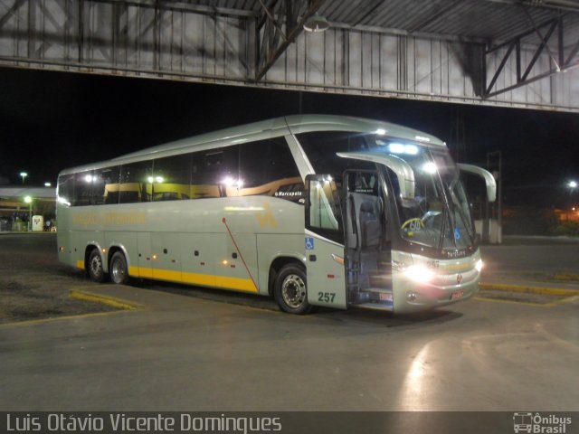 Viação Itapemirim 257 na cidade de Campos dos Goytacazes, Rio de Janeiro, Brasil, por Luis Otávio Vicente Domingues. ID da foto: 4946214.