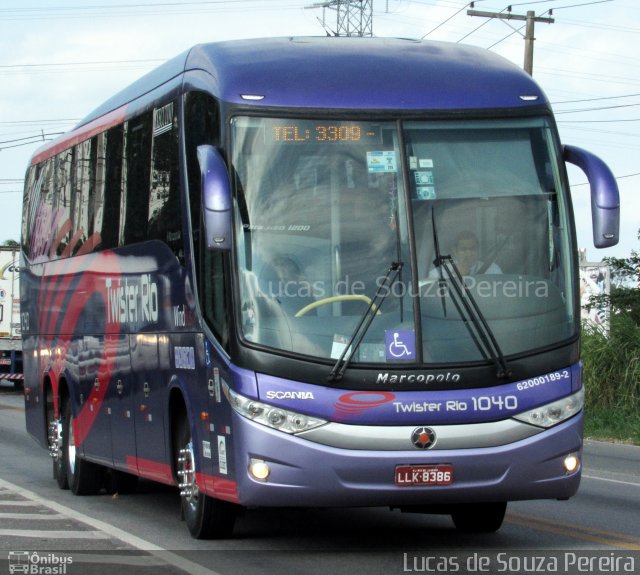 Twister Rio Transporte e Turismo 1040 na cidade de Campos dos Goytacazes, Rio de Janeiro, Brasil, por Lucas de Souza Pereira. Número da foto: #4944869.