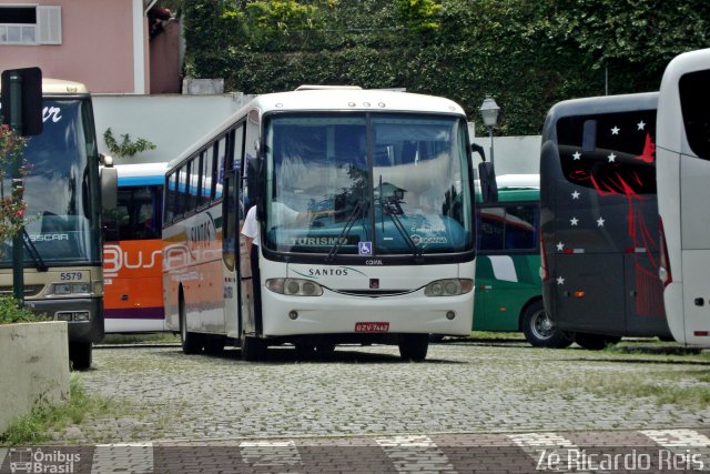 Viação Santos 1601 na cidade de Petrópolis, Rio de Janeiro, Brasil, por Zé Ricardo Reis. ID da foto: 4945406.