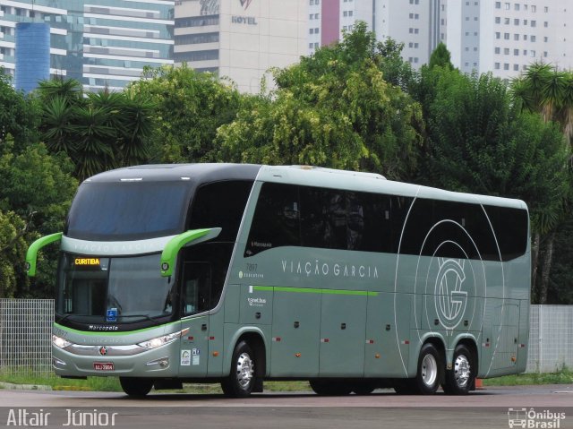 Viação Garcia 7897 na cidade de Curitiba, Paraná, Brasil, por Altair Júnior. ID da foto: 4947587.