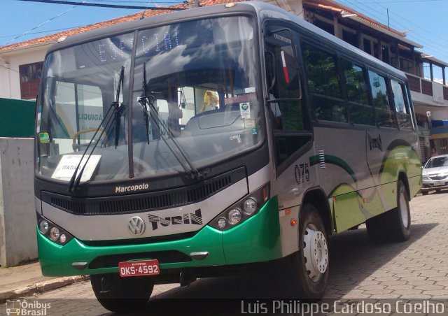 Turin Transportes 075 na cidade de Ouro Branco, Minas Gerais, Brasil, por Luis Philippe Cardoso Coelho. ID da foto: 4884832.