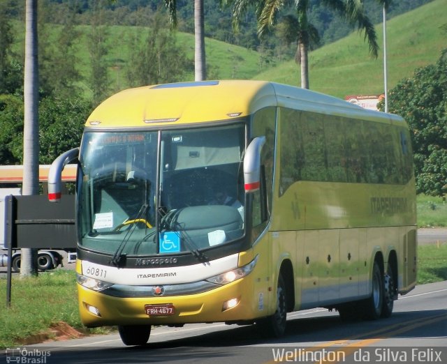 Viação Itapemirim 60811 na cidade de Viana, Espírito Santo, Brasil, por Wellington  da Silva Felix. Número da foto: #4885672.