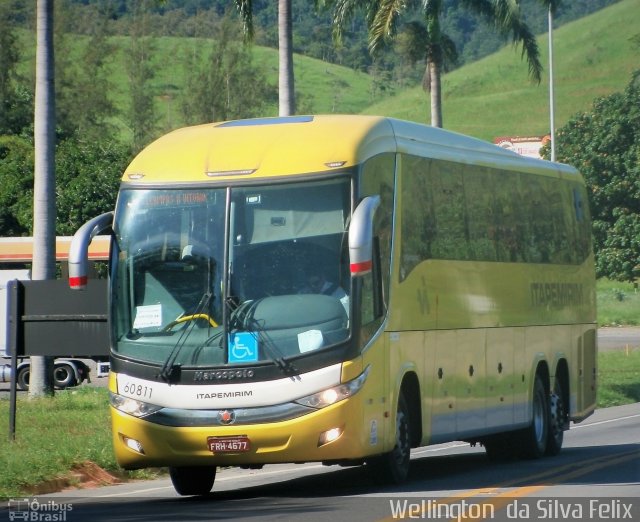 Viação Itapemirim 60811 na cidade de Viana, Espírito Santo, Brasil, por Wellington  da Silva Felix. ID da foto: 4885672.