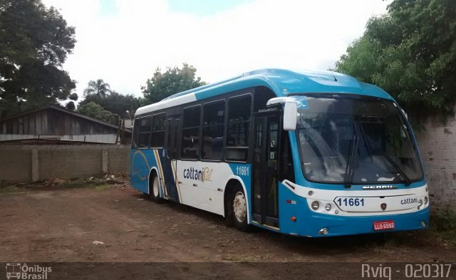 Cattani Sul Transportes e Turismo 11661 na cidade de Pato Branco, Paraná, Brasil, por Rodrigo Augusto  Vignaga. Número da foto: #4884773.