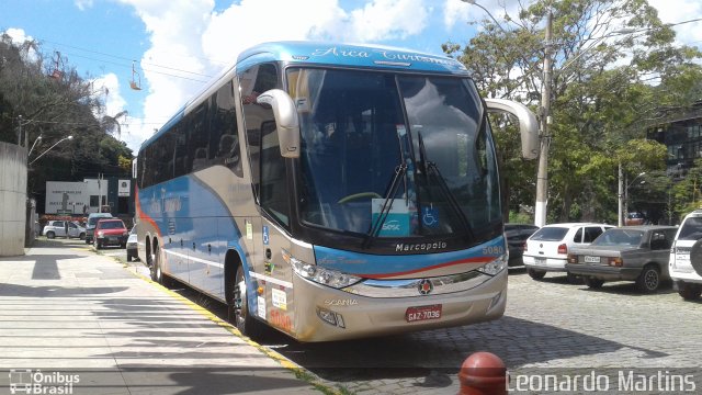 Arca Turismo 5080 na cidade de Nova Friburgo, Rio de Janeiro, Brasil, por Leonardo Correa Gomes Martins. ID da foto: 4885067.