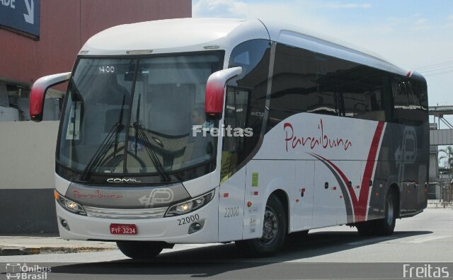 Paraibuna Transportes 22000 na cidade de Rio de Janeiro, Rio de Janeiro, Brasil, por Lucas de Freitas Fonseca. Número da foto: #4885876.