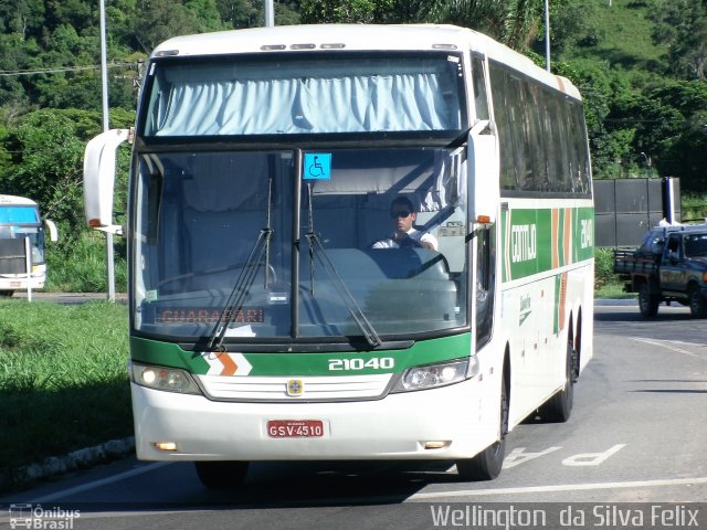 Empresa Gontijo de Transportes 21040 na cidade de Viana, Espírito Santo, Brasil, por Wellington  da Silva Felix. ID da foto: 4885597.