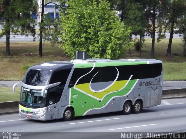 Brasil Sul Linhas Rodoviárias 3015 na cidade de Barueri, São Paulo, Brasil, por Michael  Alberto Vieira. Número da foto: #4884847.