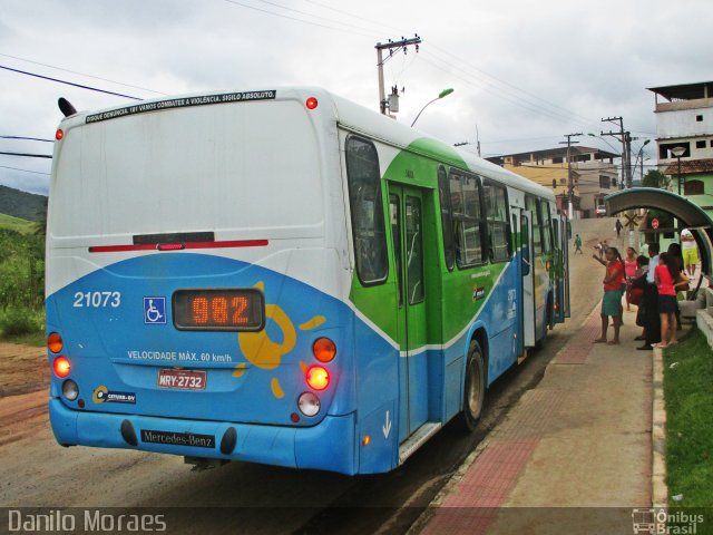 Santa Zita Transportes Coletivos 21073 na cidade de Viana, Espírito Santo, Brasil, por Danilo Moraes. Número da foto: #4883704.