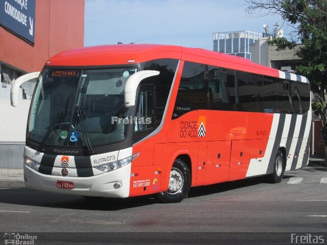 Viação Cidade do Aço RJ 174.073 na cidade de Rio de Janeiro, Rio de Janeiro, Brasil, por Lucas de Freitas Fonseca. Número da foto: #4885838.