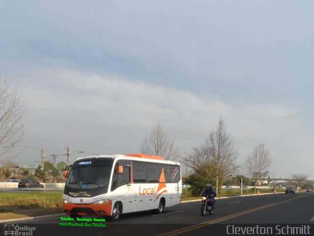 LOCAL - Locadora de Ônibus Canoas Ltda. 1300 na cidade de Esteio, Rio Grande do Sul, Brasil, por Cleverton Schmitt. ID da foto: 4888149.