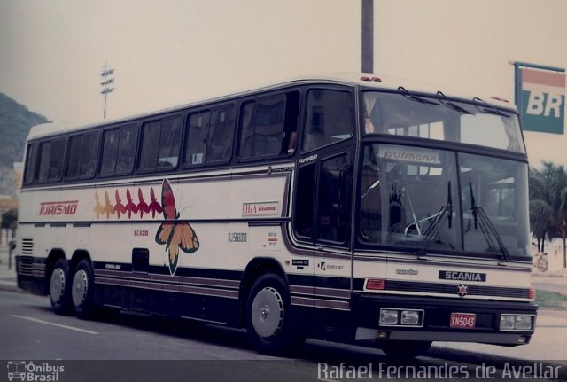 Pulmann Transporte e Turismo 345 na cidade de Rio de Janeiro, Rio de Janeiro, Brasil, por Rafael Fernandes de Avellar. ID da foto: 4887845.