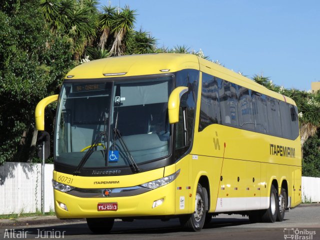 Viação Itapemirim 60731 na cidade de Curitiba, Paraná, Brasil, por Altair Júnior. ID da foto: 4888081.