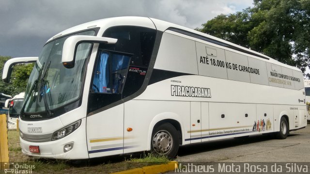 Viação Piracicabana 6417 na cidade de São Paulo, São Paulo, Brasil, por Matheus Mota Rosa da Silva. Número da foto: #4887243.