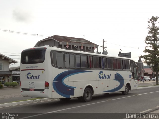 Citral Transporte e Turismo 2207 na cidade de Canela, Rio Grande do Sul, Brasil, por Daniel Souza. ID da foto: 4887638.