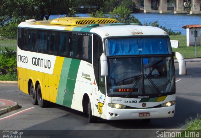 Empresa Gontijo de Transportes 17020 na cidade de Vitória, Espírito Santo, Brasil, por Saimom  Lima. Número da foto: #4887190.