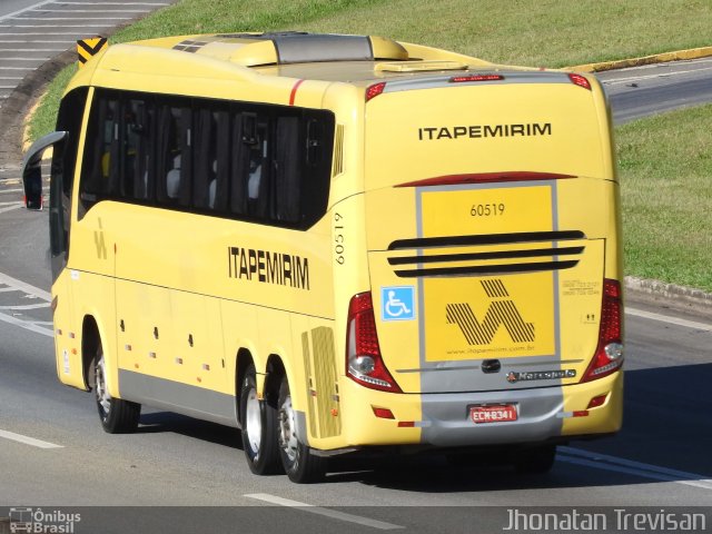 Viação Itapemirim 60519 na cidade de Lavrinhas, São Paulo, Brasil, por Jhonatan Diego da Silva Trevisan. Número da foto: #4890192.