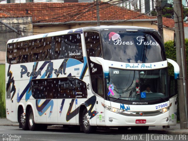 Pedra Azul Turismo 27000 na cidade de Curitiba, Paraná, Brasil, por Adam Xavier Rodrigues Lima. ID da foto: 4889560.