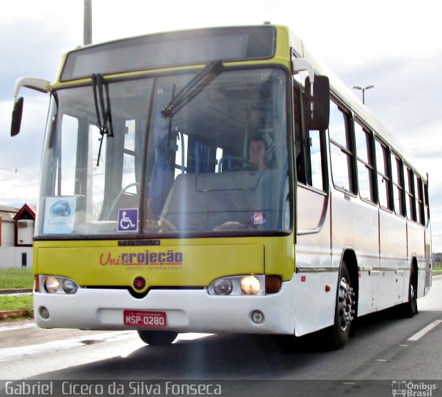 Ônibus Particulares 0280 na cidade de Taguatinga, Distrito Federal, Brasil, por Gabriel  Cícero da Silva Fonseca. ID da foto: 4890067.