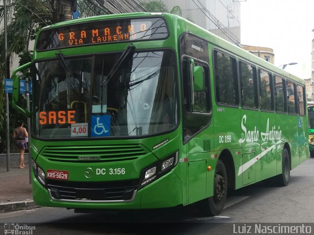 Transportes Santo Antônio DC 3.156 na cidade de Duque de Caxias, Rio de Janeiro, Brasil, por Luiz Felipe  de Mendonça Nascimento. Número da foto: #4889697.