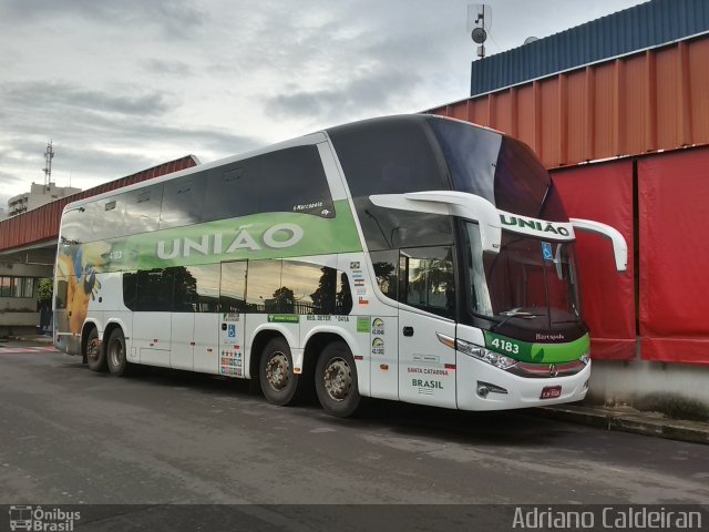 Empresa União de Transportes 4183 na cidade de Presidente Prudente, São Paulo, Brasil, por Adriano Caldeiran. ID da foto: 4890170.