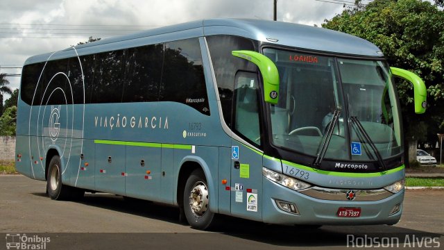 Viação Garcia 16793 na cidade de Paranavaí, Paraná, Brasil, por Robson Alves. Número da foto: #4890003.
