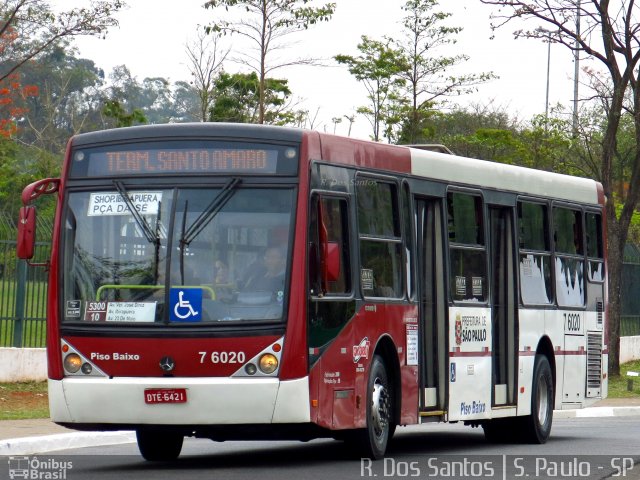 Viação Gatusa Transportes Urbanos 7 6020 na cidade de São Paulo, São Paulo, Brasil, por Rafael Santos. ID da foto: 4890523.