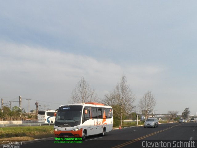 LOCAL - Locadora de Ônibus Canoas Ltda. 9600 na cidade de Esteio, Rio Grande do Sul, Brasil, por Cleverton Schmitt. Número da foto: #4888978.