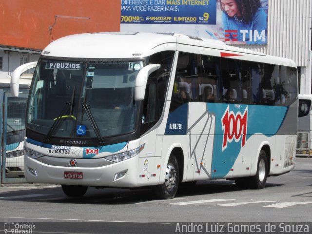 Auto Viação 1001 RJ 108.728 na cidade de Rio de Janeiro, Rio de Janeiro, Brasil, por André Luiz Gomes de Souza. Número da foto: #4890681.