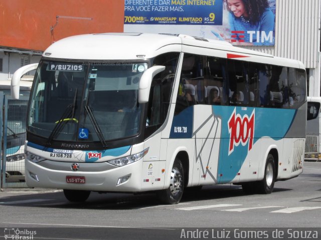 Auto Viação 1001 RJ 108.728 na cidade de Rio de Janeiro, Rio de Janeiro, Brasil, por André Luiz Gomes de Souza. ID da foto: 4890681.