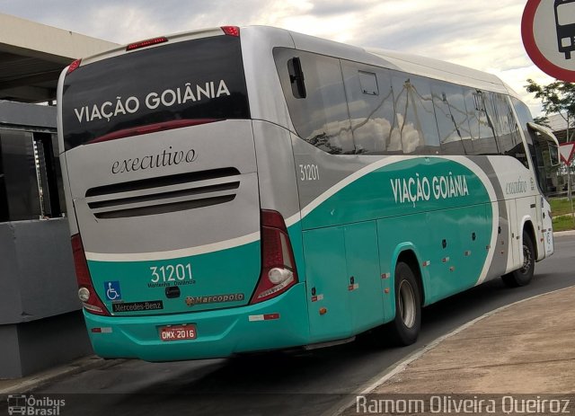 Viação Goiânia 31201 na cidade de SIA, Distrito Federal, Brasil, por Ramom Oliveira Queiroz. Número da foto: #4889035.