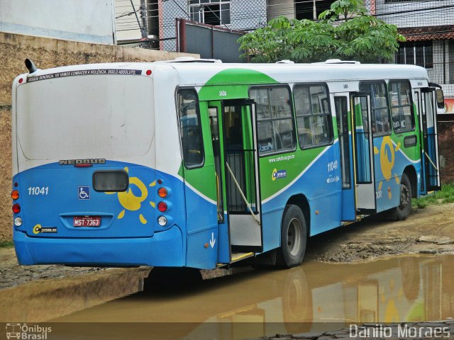 Metropolitana Transportes e Serviços 11041 na cidade de Vila Velha, Espírito Santo, Brasil, por Danilo Moraes. Número da foto: #4889088.