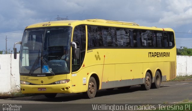 Viação Itapemirim 5039 na cidade de Teresina, Piauí, Brasil, por Wellington Fernandes de Araújo. Número da foto: #4892287.