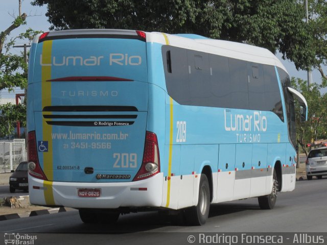 Lumar Rio Turismo 209 na cidade de Maceió, Alagoas, Brasil, por Rodrigo Fonseca. ID da foto: 4892375.