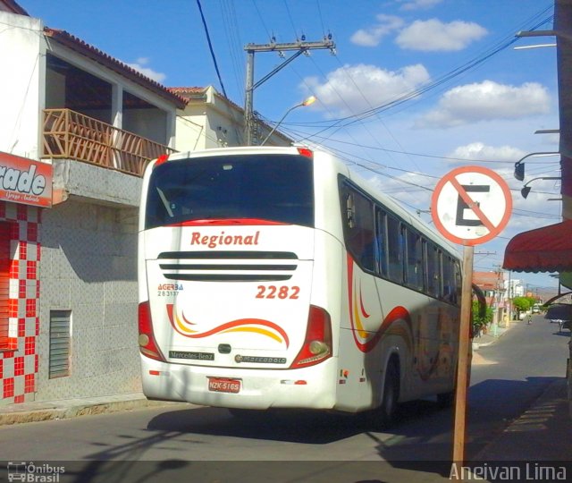 Viação Regional 2282 na cidade de Heliópolis, Bahia, Brasil, por Aneivan Lima. ID da foto: 4891837.