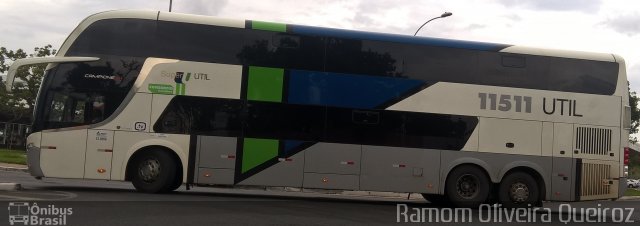 UTIL - União Transporte Interestadual de Luxo 11511 na cidade de Brasília, Distrito Federal, Brasil, por Ramom Oliveira Queiroz. Número da foto: #4891621.
