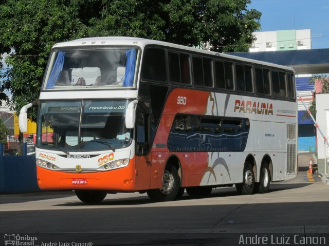 Viação Paraúna 950 na cidade de Goiânia, Goiás, Brasil, por André Luiz Canon. ID da foto: 4892048.