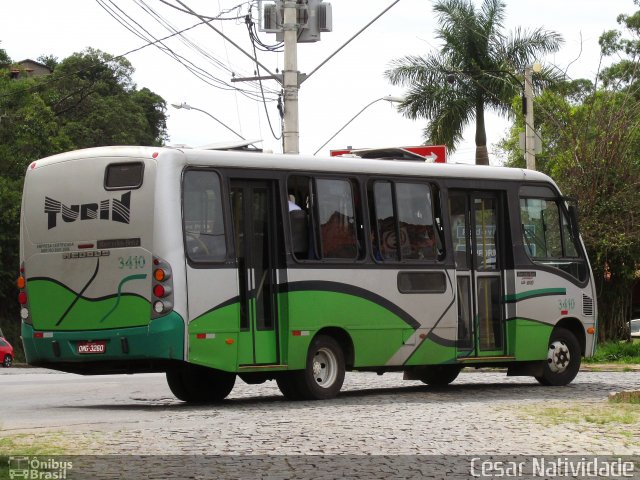 Turin Transportes 3410 na cidade de Ouro Preto, Minas Gerais, Brasil, por César Natividade. Número da foto: #4891978.